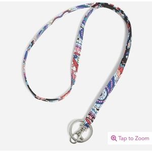 NWT Vera Bradley Factory Style Lanyard in Cotton